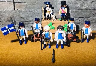 Playmobil tripulación soldados ejército francés 