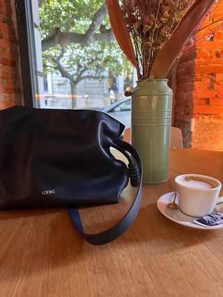 Bolso Flamenco Clutch Mediano Azul
