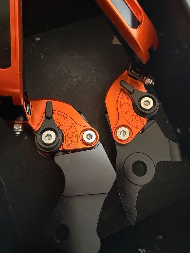 Palancas Freno Embrague Naranja