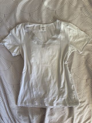 Camiseta Wildfox Blanca Talla XS