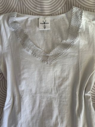 Camiseta Wildfox Blanca Talla XS