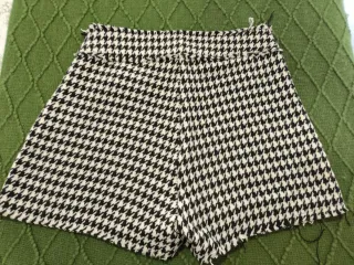 Pantalones cortos pata de gallo