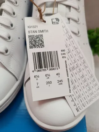 Zapatillas Adidas Stan Smith Blancas y Rojas
