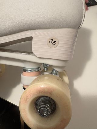 Patines + protecciones + funda talla 35