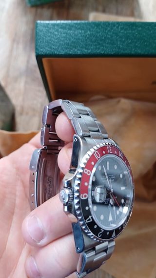 Rolex GMT Master II Coke 16710 Full Set