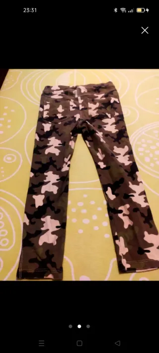 Leggings camuflaje 5-6 años