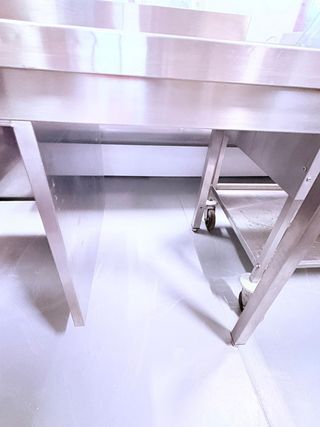 Tavolo portateglie in inox per ristoranti