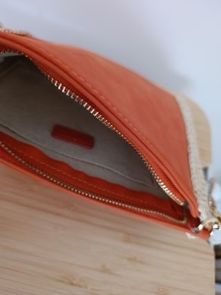 Bolso Parfois Naranja y Beige