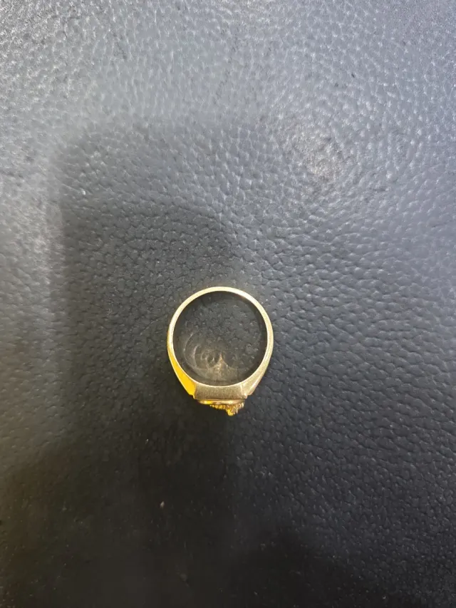 Anillo Sello Oro 18k Herradura Caballo