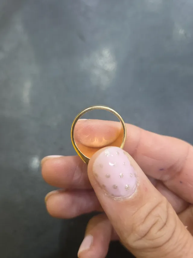 Anillo Sello Oro 18k Herradura Caballo