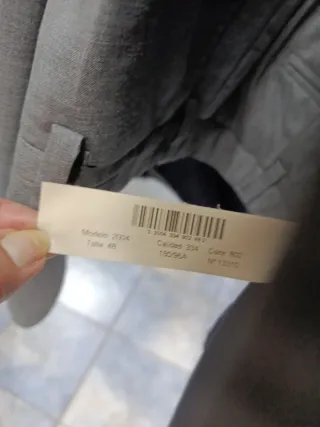 Traje Massimo Dutti Gris Hombre