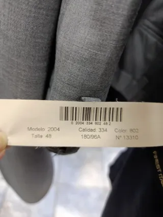 Traje Massimo Dutti Gris Hombre