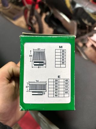 Filtro de aire para moto