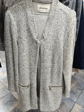 Chaqueta Stradivarius Gris Talla L
