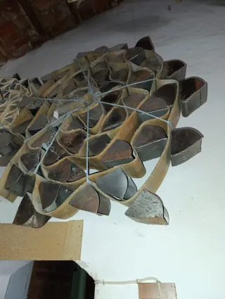 Elevador de cangilones de chapa