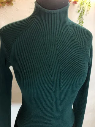 Jersey cuello alto verde 