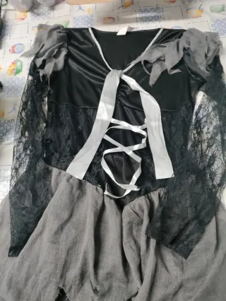 Disfraz Halloween Negro y Gris Talla Única