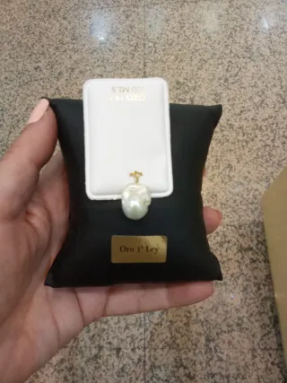 Colgante Perla Barroca Oro 18K 750 MLS