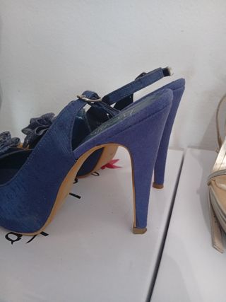 Zapatos tacón azul marino Marypaz