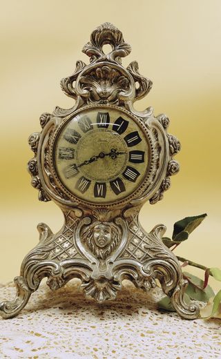 Orologio da tavolo vintage barocco