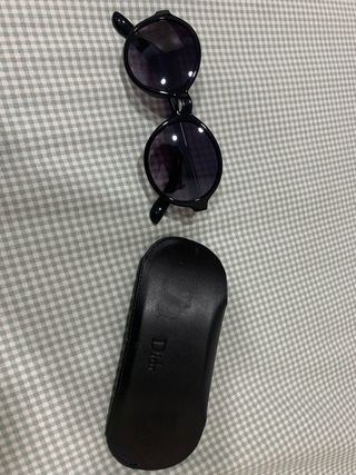 Gafas de sol Dior redondas negras
