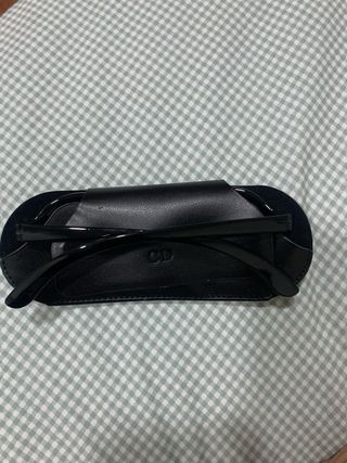 Gafas de sol Dior redondas negras