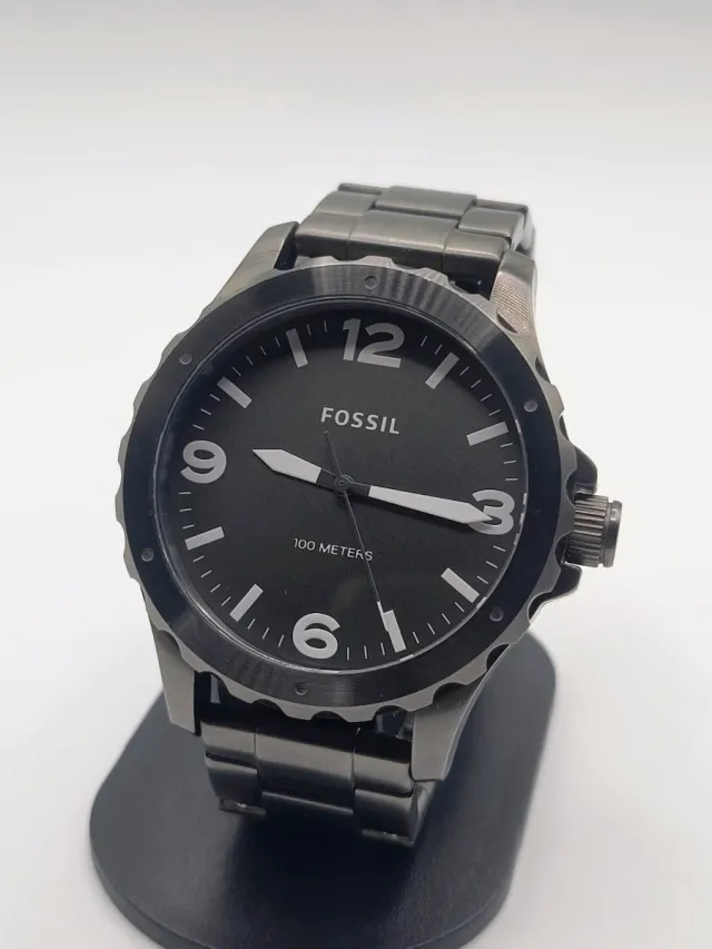 Reloj Fossil Negro y Plateado