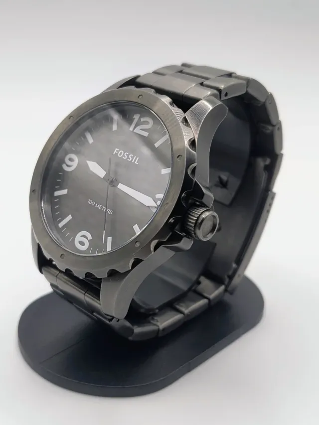 Reloj Fossil Negro y Plateado