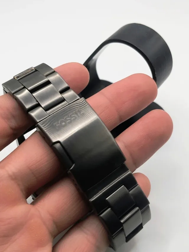 Reloj Fossil Negro y Plateado