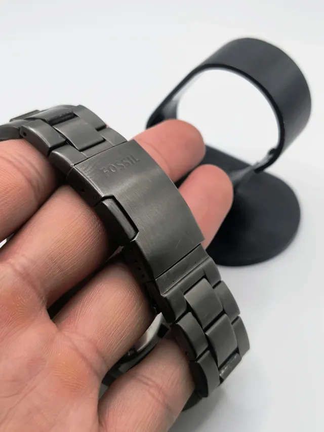 Reloj Fossil Negro y Plateado