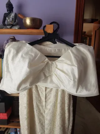 Vestido de Novia Palabra de Honor con Bolero y Col