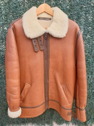 Chaqueta de piel y borrego, Jacques Jekel.