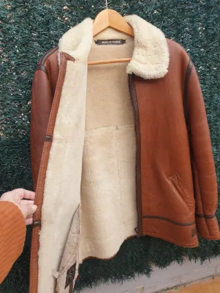 Chaqueta de piel y borrego, Jacques Jekel.