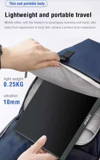 Monitor Portátil ANMITE 10.5 1920x1280 FHD
