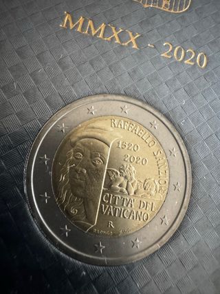 2€ Vaticano 2020 Raffaello Sanzio UNC