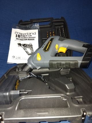 Taladro Percutor Powerland 16V Li-ion