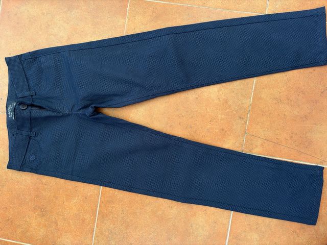 Pantalón niño Mayoral azul estampado