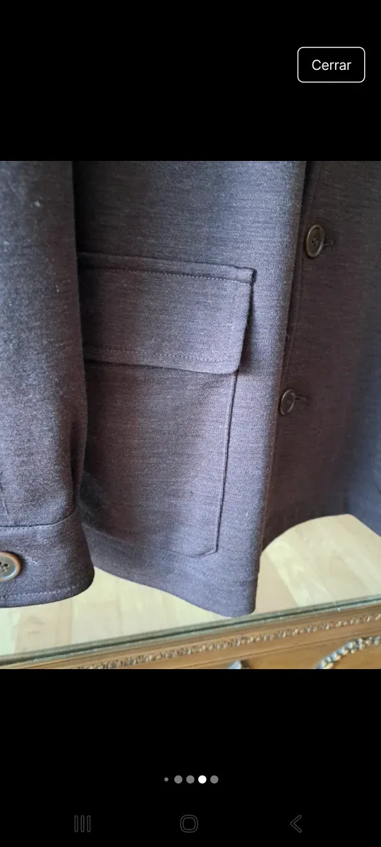 Blazer caballero marrón oscuro