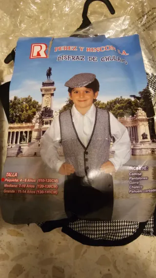 Disfraz Chulapo Talla Mediana (7-10 años)