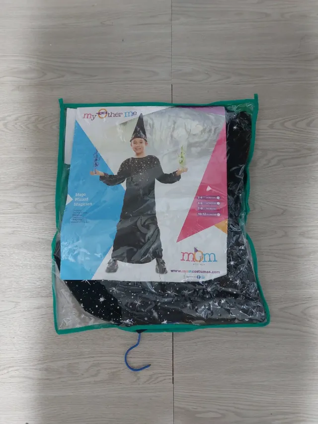 Disfraz Mago Niño Talla 3-4 Años