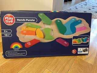 Puzzle de madera 2+ años. Montessori