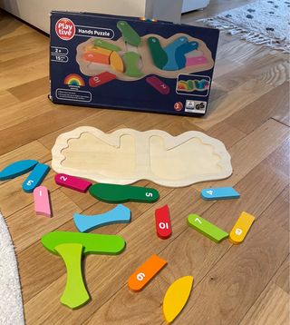 Puzzle de madera 2+ años. Montessori