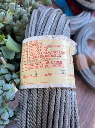 Cable de acero galvanizado