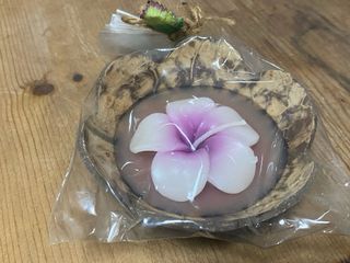 Velas decorativas en coco