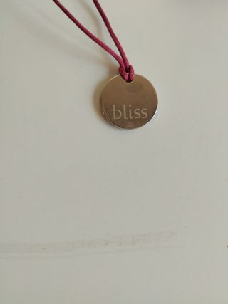 Colgante rosa con diamante pequeño