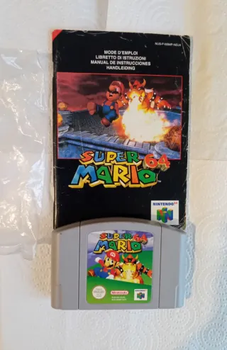 Super Mario 64 Nintendo 64 videogioco + manuale