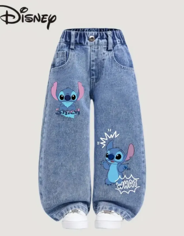 Vaqueros Disney Stitch Niña Tallas Varias