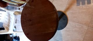 Mesa y Sillas Plegables Madera y Metal