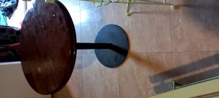 Mesa y Sillas Plegables Madera y Metal