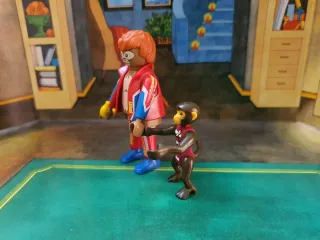 Playmobil Mono con Plátano y Mono Pequeño